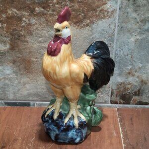 Vintage Ceramic Rooster Chicken Figurine